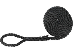 Extreme Max - Boattector Twisted Nylon Fender Line 3/8in X 6ft Black(value Pack Of 2) - 3006.2809