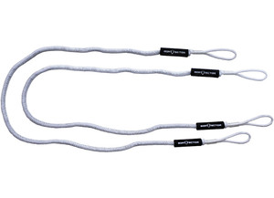 Extreme Max - Boattector Bungee Dock Line 7ft White(value Pack Of 2) - 3006.3039