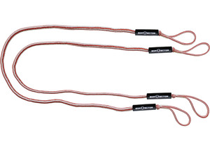 Extreme Max - Boattector Bungee Dock Line 7ft Red/white(value Pack Of 2) - 3006.3056