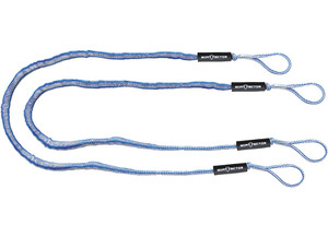 Extreme Max - Boattector Bungee Dock Line 7ft Blue/white(value Pack Of 2) - 3006.3059