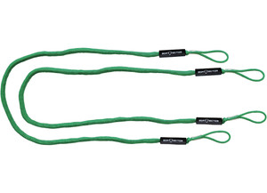 Extreme Max - Boattector Bungee Dock Line 7ft Green(value Pack Of 2) - 3006.3062