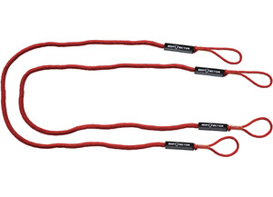 Extreme Max - Boattector Bungee Dock Line 8ft Red(value Pack Of 2) - 3006.3075