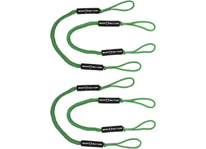 Extreme Max - Boattector Bungee Dock 6ft Green(value Pack Of 4) - 3006.3308