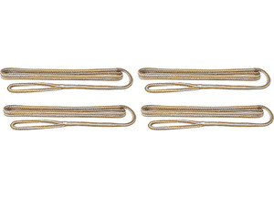 Extreme Max - Exmax Double Braid Fender Line3/8x6' White/gold 4pack - 3006.3378