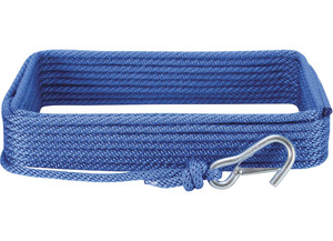 Extreme Max - Boattector Solid Braid Mfp Anchor Line With Snap Hook 1/2in X 50ft Royal Blue - 3006.3445
