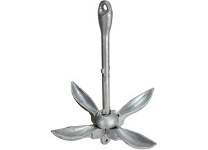 Extreme Max - Boattector Galvanized Folding/grapnel Anchor 13 Lbs - 3006.6669