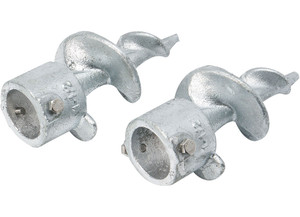 Extreme Max - 11/2 Galvanized Auger Foot2pack - 3006.6835