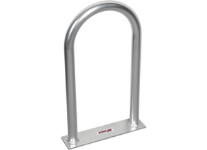 Extreme Max - Universal Aluminum Hand Rail With Base For Pool Hot Tub Dock & Deck 24in H X 13in W - 3006.6904