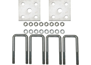 Extreme Max - Single Axle Galv Ubolt Kit For Mounting Boat Trailer Leaf Springs For 2in X 2in Axle 413/16in Long - 3006.7055
