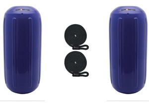 Extreme Max - Boattector Htm Inflatable Fender 8.5in X 20in Cobalt Blue - 3006.7483