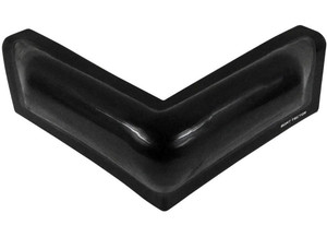 Extreme Max - Boattector Vinyl 90degree Dock Corner Bumper Black - 3006.7745