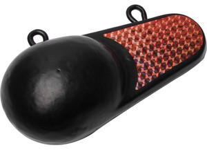 Extreme Max - Coated Keelstyle Downrigger Weight 10 Lbs With Red Flash - 3006.8174