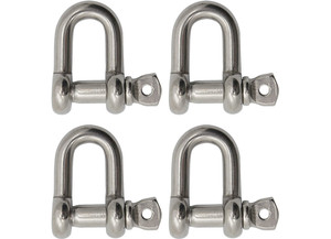 Extreme Max - Boattector Stainless Steel Chain Shackle 7/16in 4pack - 3006.8269.4