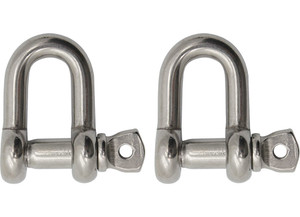 Extreme Max - Boattector Stainless Steel Chain Shackle 5/8in 2pack - 3006.8276.2