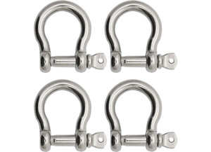 Extreme Max - Boattector Stainless Steel Bow Shackle 3/4in 4pack - 3006.8303.4