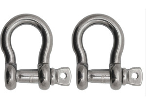 Extreme Max - Boattector Stainless Steel Anchor Shackle 7/16in 2pack - 3006.8321.2