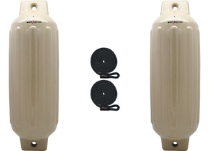 Extreme Max - Boattector Inflatable Fender 10in X 30in Sand - 3006.8541