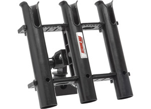 Extreme Max - Adjustable Triple Rod Holder With Locking Mounting Base - 3006.8635