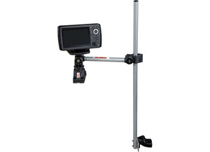Extreme Max - Portable Rod Holder Mount Adjustable Fish Finder Bracket With Transducer Mount - 3006.8649