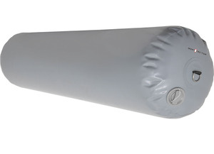 Extreme Max - Heavyduty Inflatable Rafting Fender W/ Ss Drings For Boats Yachts & Sailboats 72in X 12in Gray - 3006.8705