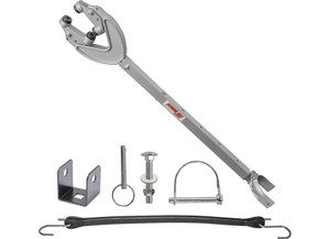 Extreme Max - Hd Adj Shock Absorbing Transom Saver W/rail Mount Roller Mount & Stabilizer Strap 27in36in - 3006.8858