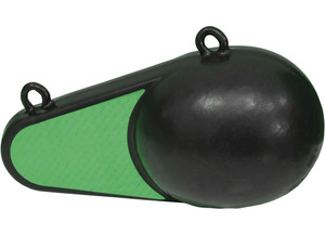 Extreme Max - Coated Keelstyle Downrigger Weight 3 Lbs With Green Flash - 3006.9264