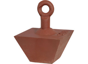 Extreme Max - Pyramid Anchor 50 Lbs. Red - 3006.9274