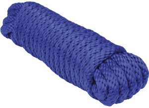 Extreme Max - Solid Braid Mfp Utility Rope 3/8in X 25ft Blue - 3008.0064