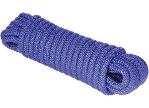 Extreme Max - 16strand Diamond Braid Utility Rope 5/8in X 100ft Blue - 3008.0298