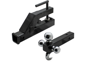 Extreme Max - Clampon Tractor Bucket Receiver Adapter With Triball Hitch And Tow Hook - 5001.1376