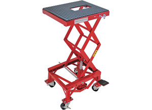 Extreme Max - Ultrastable Hydraulic Motorcycle Lift Table W/foot Pad 300 Lbs Weight Cap - 5001.5083