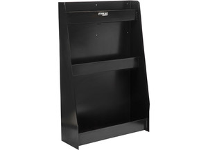 Extreme Max - Wallmount Alum 3shelf Open Storage Cabinet For Race Trailer/garage Shop/enclosed Trailer Blk - 5001.6117