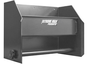 Extreme Max - Wallmount Alum Hand Cleaning Station Organizer For Enclosed Race Trailershopgaragestorage Black - 5001.6122