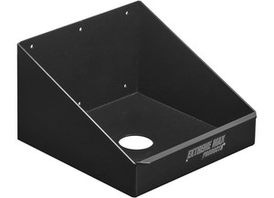 Extreme Max - Rag In A Box Wallmount Alum Dispenser Storage Rack Organizer Blk - 5001.6128