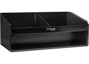 Extreme Max - Double Helmet Bay Wallmount Alum Cabinet Organizer For Closed Race Trailer Shop Garage Storage Blk - 5001.6139