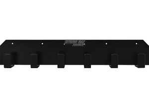 Extreme Max - Wallmount Alum Goggle Storage Rack For Enclosed Trailershopgaragestorage 6goggle Capacityblack - 5001.6145