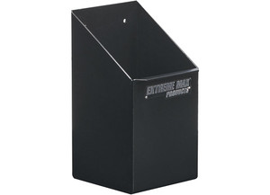 Extreme Max - Wallmount Aluminum Fire Extinguisher Holder Storage For Enclosed Trailer Shop Garage Black - 5001.6185