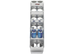 Extreme Max - Wallmount Alum Aerosol Can Rack 12can Vertical Holder Lightweight Rustresistant - 5001.6231