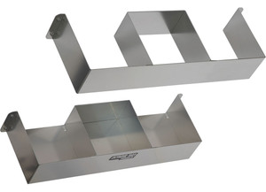 Extreme Max - Collapsible Chair Holder For Enclosed Race Trailer Shop Garage Storage Silver - 5001.6302