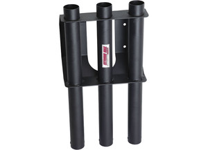 Extreme Max - Long Handle Tool Rack For Race Trailer Shop Garage Storage Silver 3tool - 5001.6359