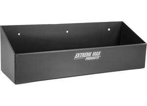 Extreme Max - Wallmount Alum 6quart Liquids Storage Shelf Holds (6) 1 Qt Bottles Blk - 5001.6455