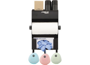 Extreme Max - Wallmount Aluminum Air Filter Cleaning Station For Enclosed Trailer Shop Garage Storage Black - 5001.6552