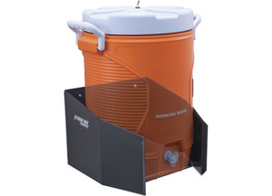 Extreme Max - Wallmount Aluminum Water Cooler Mounting Bracket For Enclosed Trailer Shop Garage Storage Black - 5001.6584