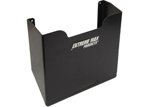 Extreme Max - Wallmount Aluminum Catalog Holder For Race Trailer Garage Shop Workshop Toy Hauler Black - 5001.6692