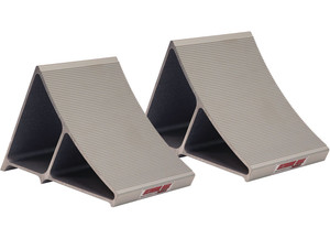 Extreme Max - Premium Lightweight Alum Wheel Chock W/ribbed Slope & Grip Teeth Antislip Claw Base(set Of 2) - 5001.6795