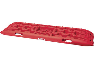 Extreme Max - Recovery Boards W/jack Base 2pack 42in Red Traction Tracks Stackable Design W/carrying Case - 5001.6851