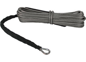Extreme Max - In The Devilft S Hairin Synthetic Atv / Utv Winch Rope Gray - 5600.3081