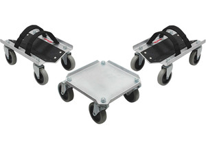 Extreme Max - Vslides Snowmobile Dolly System Aluminum Silver - 5800.0225