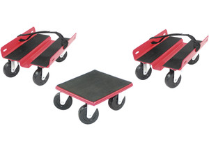 Extreme Max - Economy Snowmobile Dolly System Red - 5800.2
