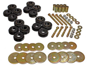 Energy Suspension - Body/cab Mount Setblkperformance Polyurethanemounts & Hardware Only64pc - 4.4110G